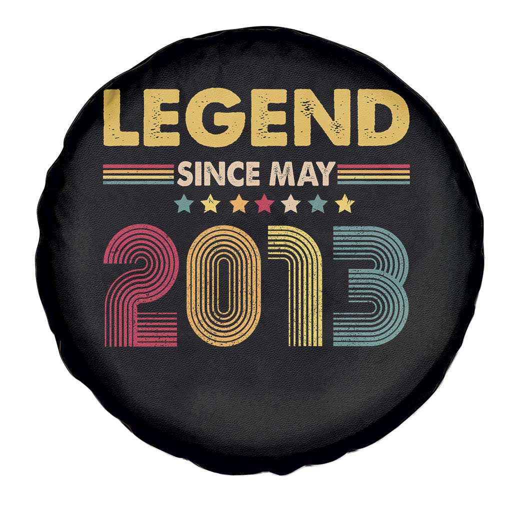 May 13th Birthday Spare Tire Cover Legends Since May 2013 Retro Bday