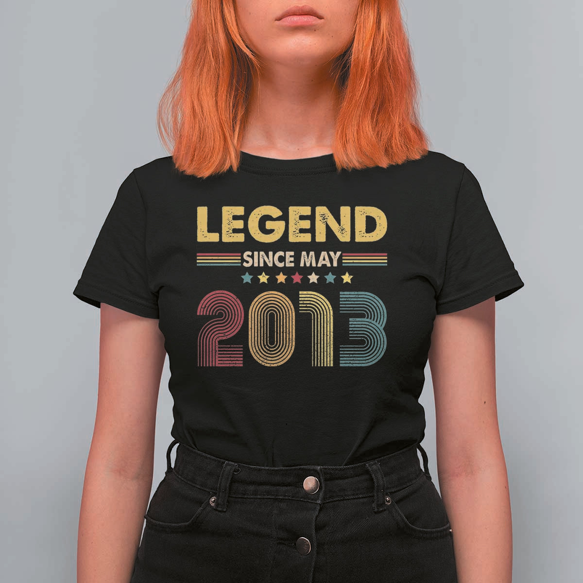 May 13th Birthday T Shirt For Women Legends Since May 2013 Retro Bday