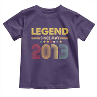 May 13th Birthday Toddler T Shirt Legends Since May 2013 Retro Bday