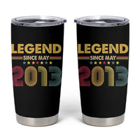 May 13th Birthday Tumbler Cup Legends Since May 2013 Retro Bday