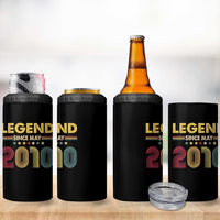 May 16th Birthday 4 in 1 Can Cooler Tumbler Legends Since May 2010 Retro Bday