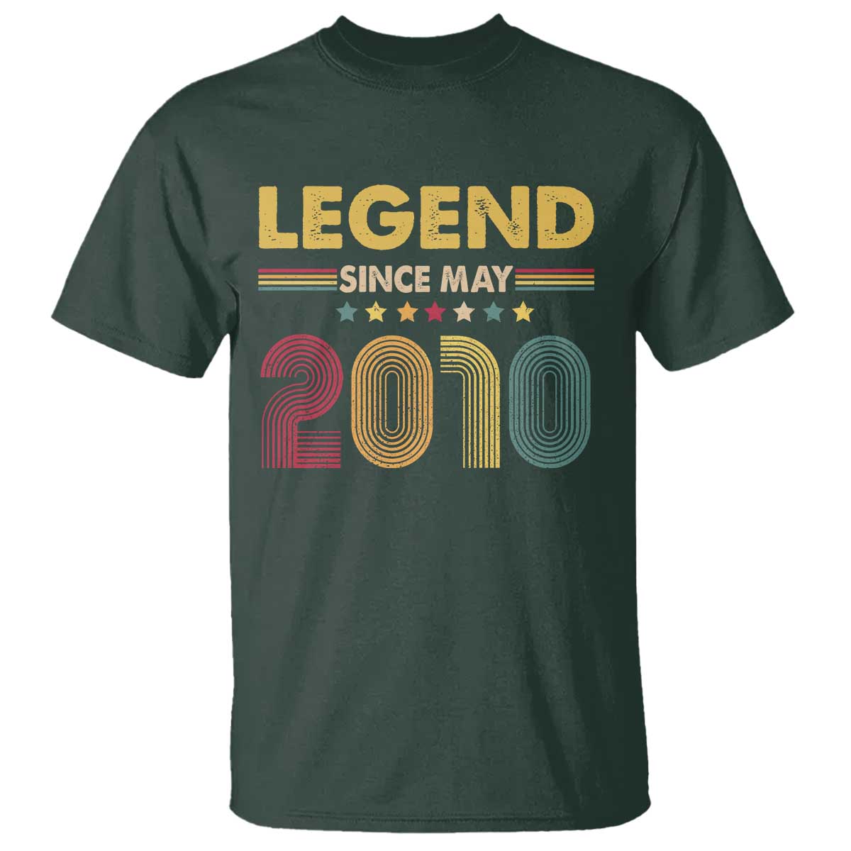 May 16th Birthday T Shirt Legends Since May 2010 Retro Bday