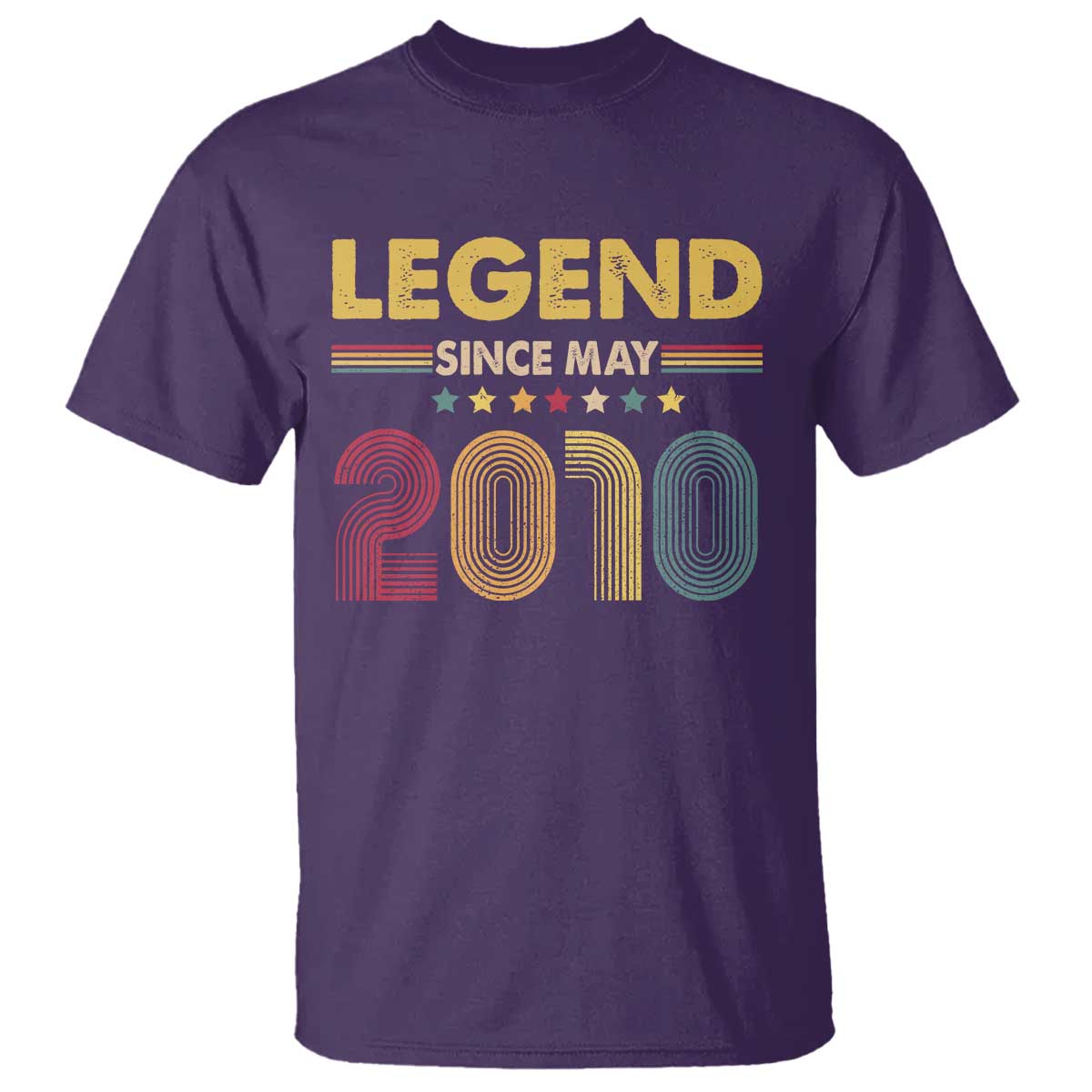May 16th Birthday T Shirt Legends Since May 2010 Retro Bday