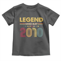 May 16th Birthday Toddler T Shirt Legends Since May 2010 Retro Bday