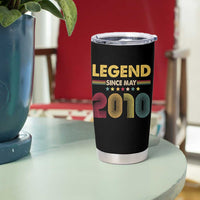May 16th Birthday Tumbler Cup Legends Since May 2010 Retro Bday