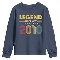 May 16th Birthday Youth Sweatshirt Legends Since May 2010 Retro Bday