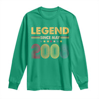 May 18th Birthday Long Sleeve Shirt Legends Since May 2008 Retro Bday