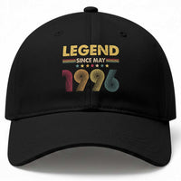 May 30th Birthday Baseball Cap Legends Since May 1996 Retro Bday