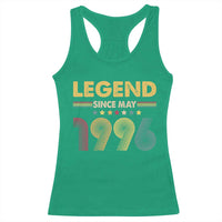 May 30th Birthday Racerback Tank Top Legends Since May 1996 Retro Bday