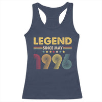May 30th Birthday Racerback Tank Top Legends Since May 1996 Retro Bday