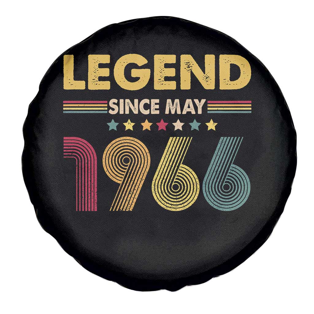 May 60th Birthday Spare Tire Cover Legends Since May 1966 Retro Bday