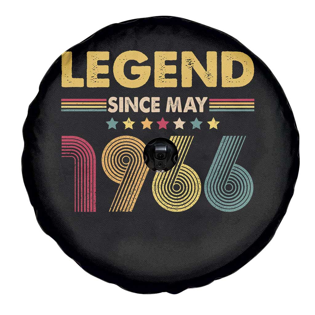May 60th Birthday Spare Tire Cover Legends Since May 1966 Retro Bday