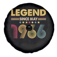 May 60th Birthday Spare Tire Cover Legends Since May 1966 Retro Bday