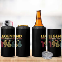 May 60th Birthday 4 in 1 Can Cooler Tumbler Legends Since May 1966 Retro Bday