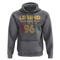 May 60th Birthday Hoodie Legends Since May 1966 Retro Bday