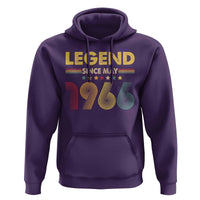 May 60th Birthday Hoodie Legends Since May 1966 Retro Bday