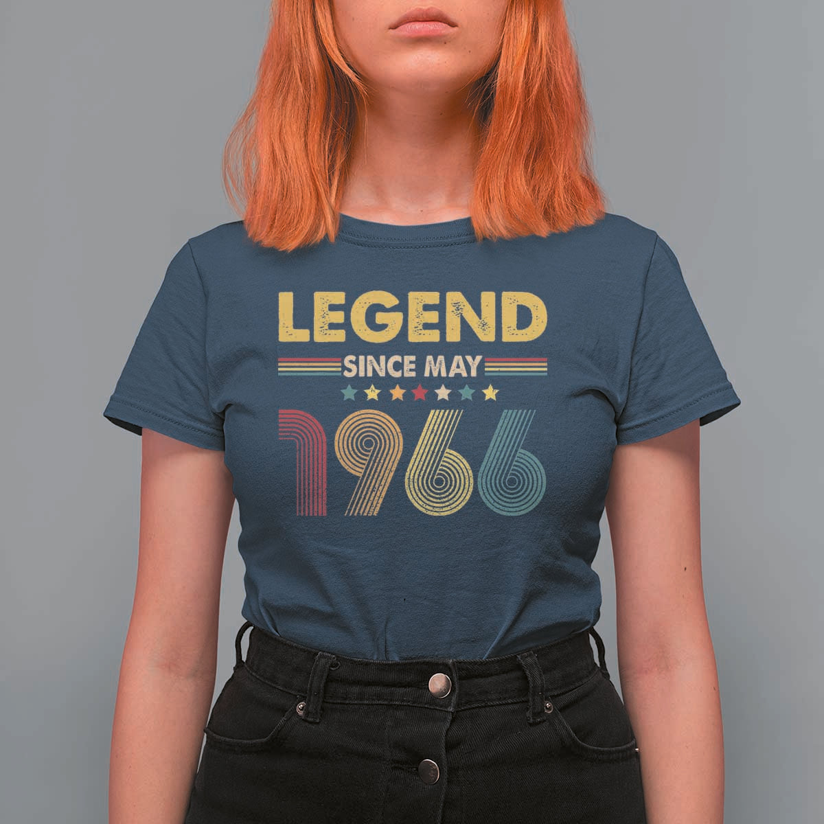 May 60th Birthday T Shirt For Women Legends Since May 1966 Retro Bday