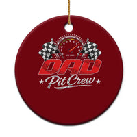 Dad Pit Crew Ceramic Ornament Racing Family Matching Father's Day