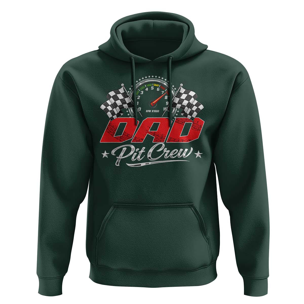 Dad Pit Crew Hoodie Racing Family Matching Father's Day