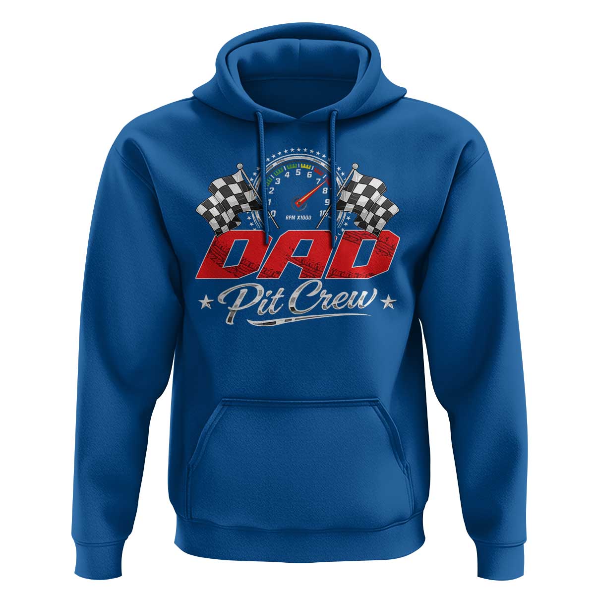 Dad Pit Crew Hoodie Racing Family Matching Father's Day