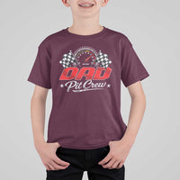 Dad Pit Crew T Shirt For Kid Racing Family Matching Father's Day