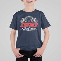 Dad Pit Crew T Shirt For Kid Racing Family Matching Father's Day