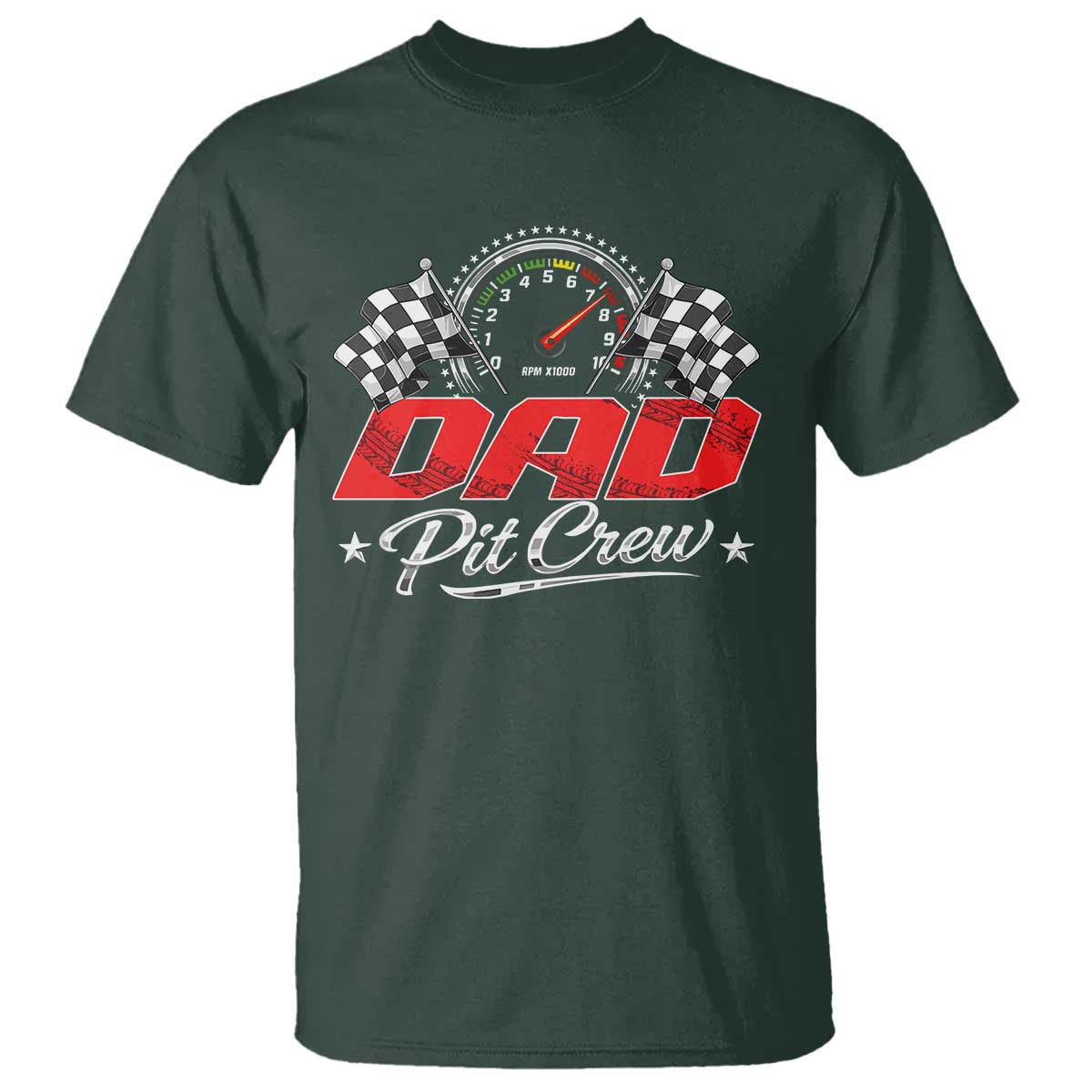 Dad Pit Crew T Shirt Racing Family Matching Father's Day