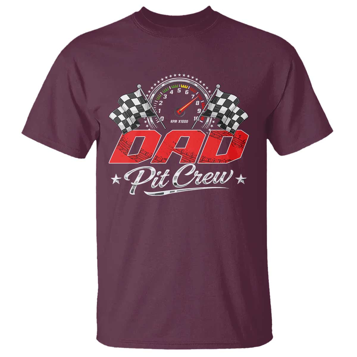 Dad Pit Crew T Shirt Racing Family Matching Father's Day