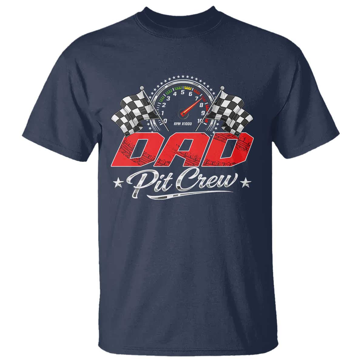Dad Pit Crew T Shirt Racing Family Matching Father's Day