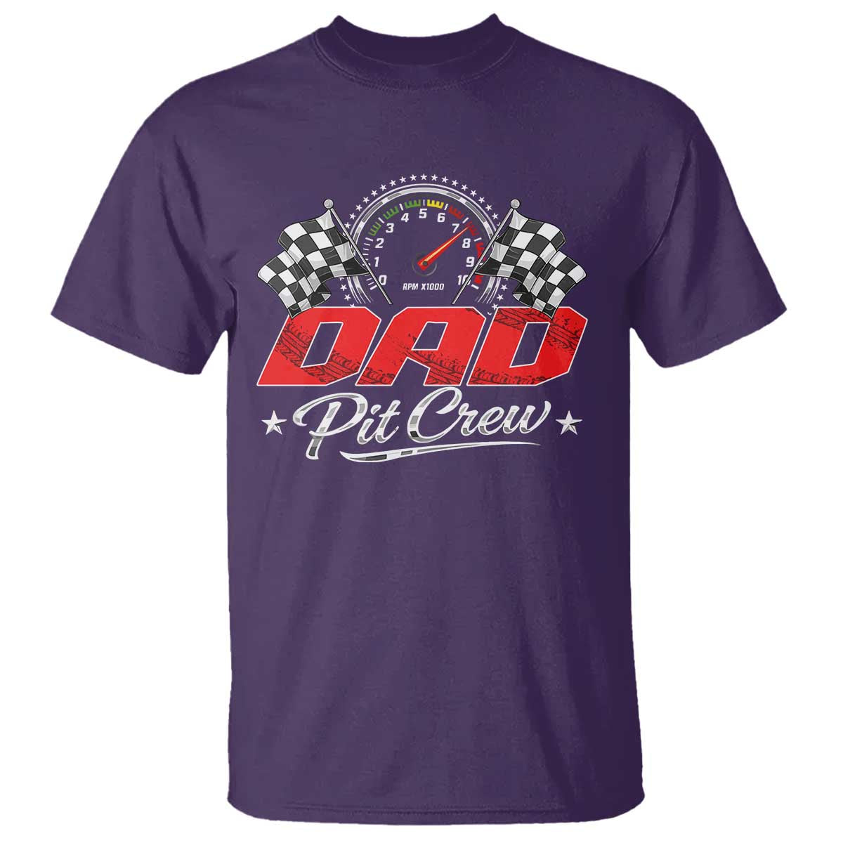 Dad Pit Crew T Shirt Racing Family Matching Father's Day