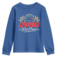 Dad Pit Crew Youth Sweatshirt Racing Family Matching Father's Day