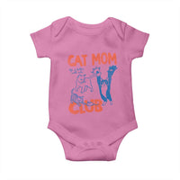Cat Mom Club Baby Onesie Life is Better with Cats Mothers Day
