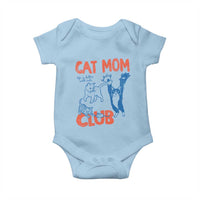 Cat Mom Club Baby Onesie Life is Better with Cats Mothers Day