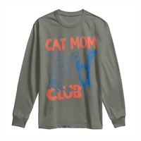 Cat Mom Club Long Sleeve Shirt Life is Better with Cats Mothers Day