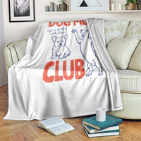 Dog Mom Club Throw Blanket Life is Better with Dogs Mother's Day