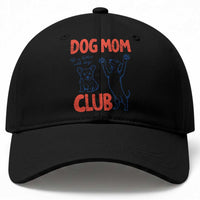 Dog Mom Club Baseball Cap Life is Better with Dogs Mother's Day