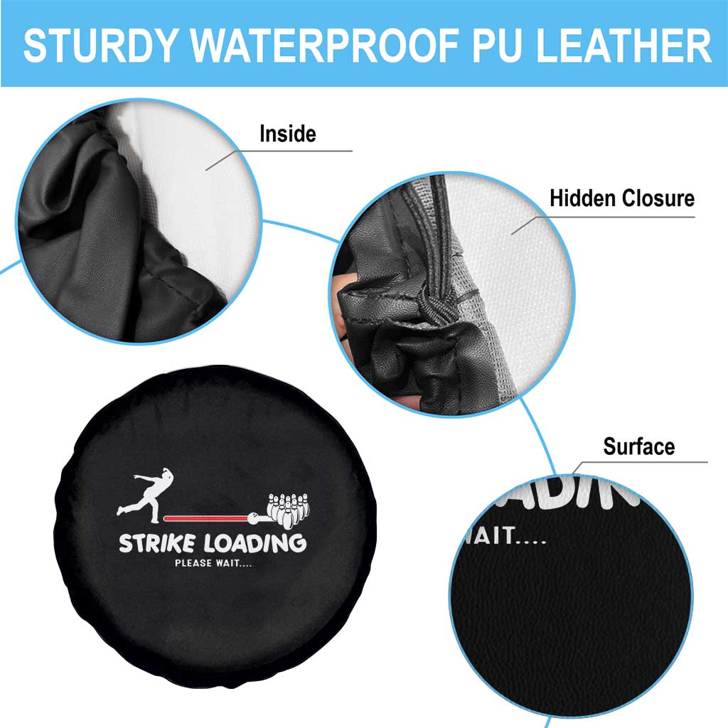 Funny Bowling Spare Tire Cover Strike Loading Please Wait Ball Pin - Wonder Print Shop