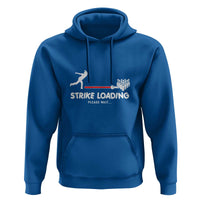 Funny Bowling Hoodie Strike Loading Please Wait Ball Pin - Wonder Print Shop