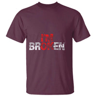 Invisible Illness T Shirt I'm OK I'm Broken - Wonder Print Shop