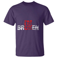 Invisible Illness T Shirt I'm OK I'm Broken - Wonder Print Shop