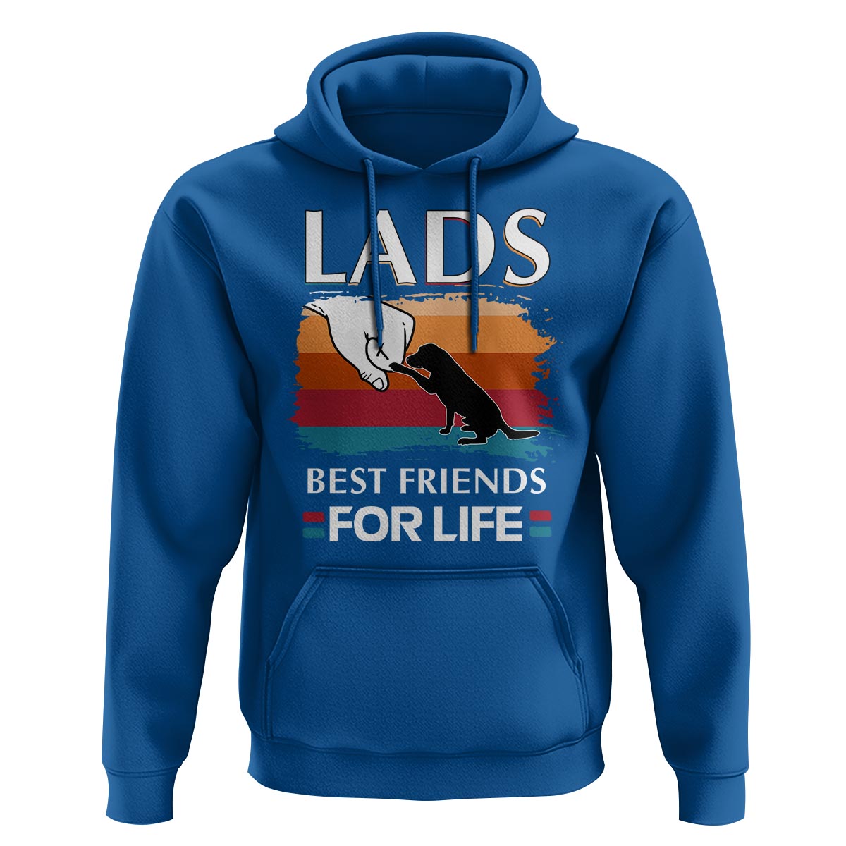 Labrador Lover Hoodie Lab Best Friends For Life Vintage Retro Pet Lover - Wonder Print Shop