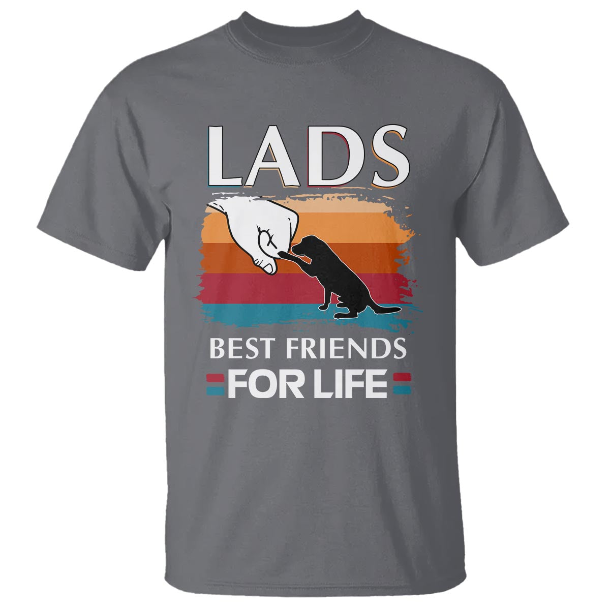 Labrador Lover T Shirt Lab Best Friends For Life Vintage Retro Pet Lover - Wonder Print Shop