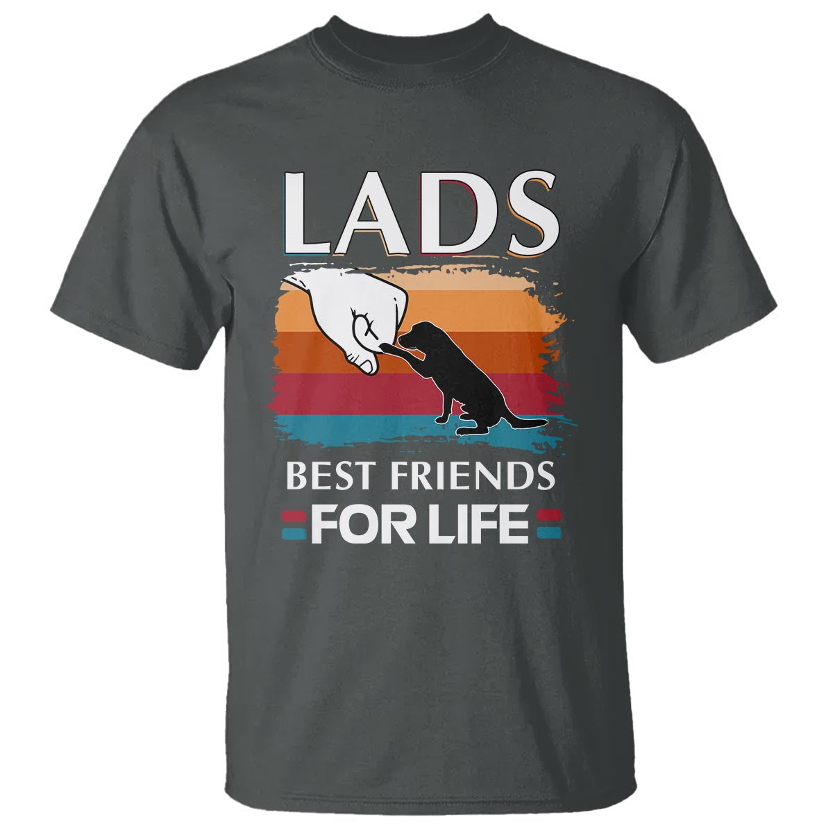 Labrador Lover T Shirt Lab Best Friends For Life Vintage Retro Pet Lover - Wonder Print Shop