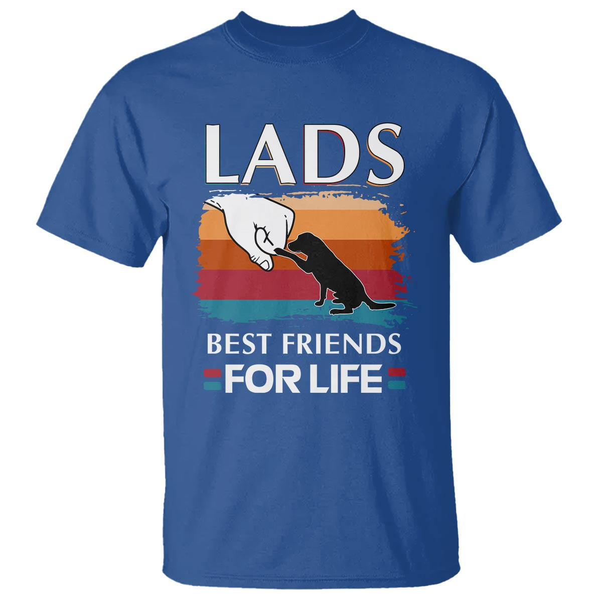 Labrador Lover T Shirt Lab Best Friends For Life Vintage Retro Pet Lover - Wonder Print Shop