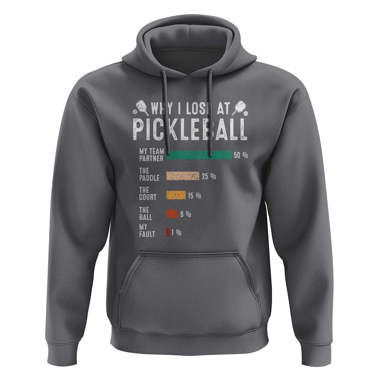 Funny Pickleball Hoodie Why I Lose At Pickleball Humor - Wonder Print Shop