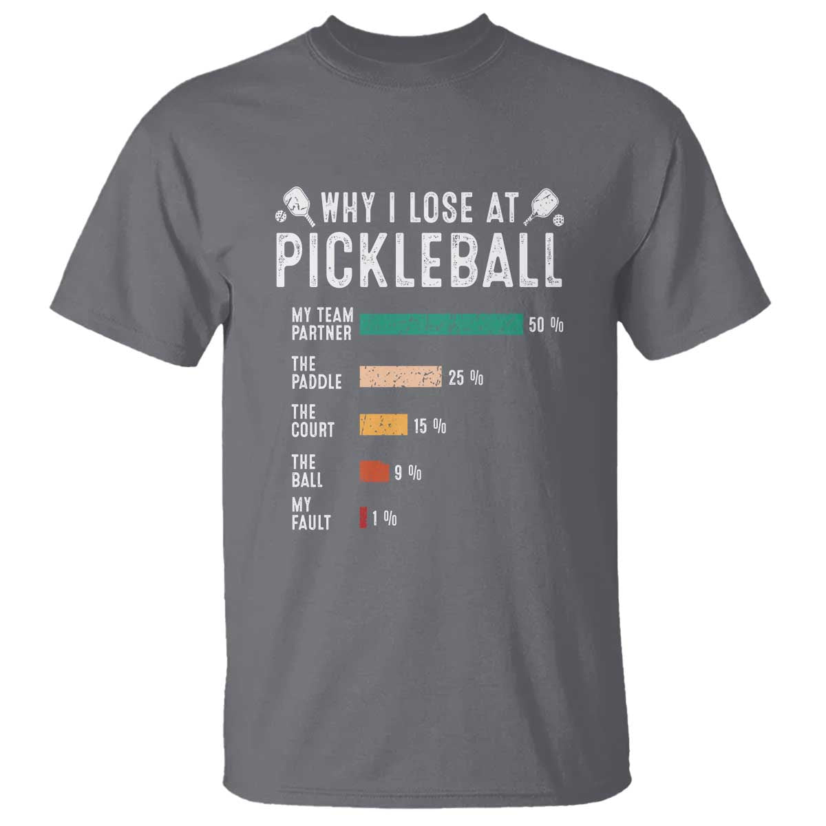 Funny Pickleball T Shirt Why I Lose At Pickleball Humor - Wonder Print Shop