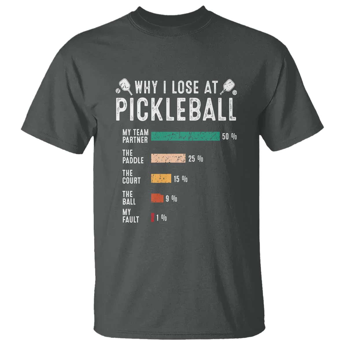 Funny Pickleball T Shirt Why I Lose At Pickleball Humor - Wonder Print Shop