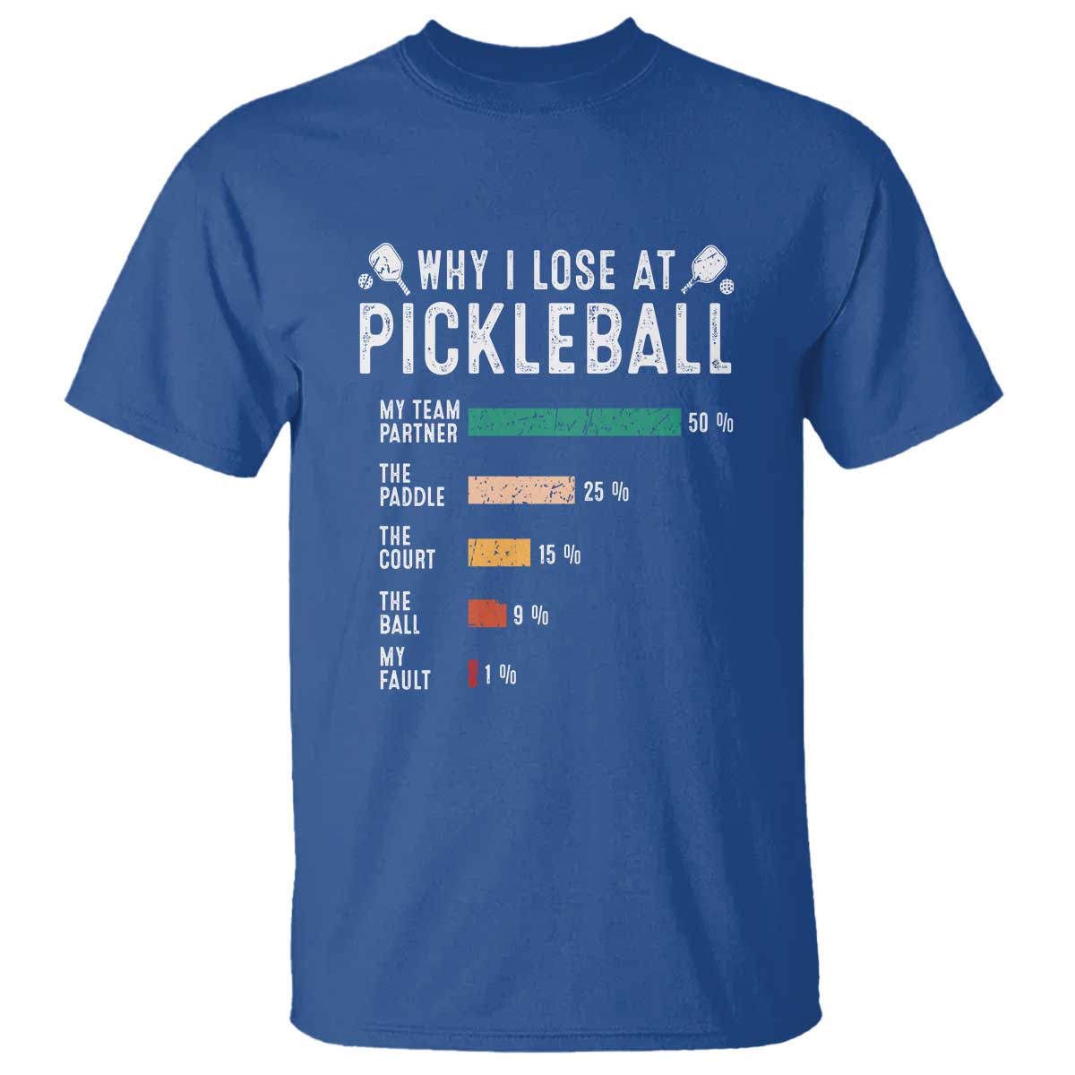 Funny Pickleball T Shirt Why I Lose At Pickleball Humor - Wonder Print Shop