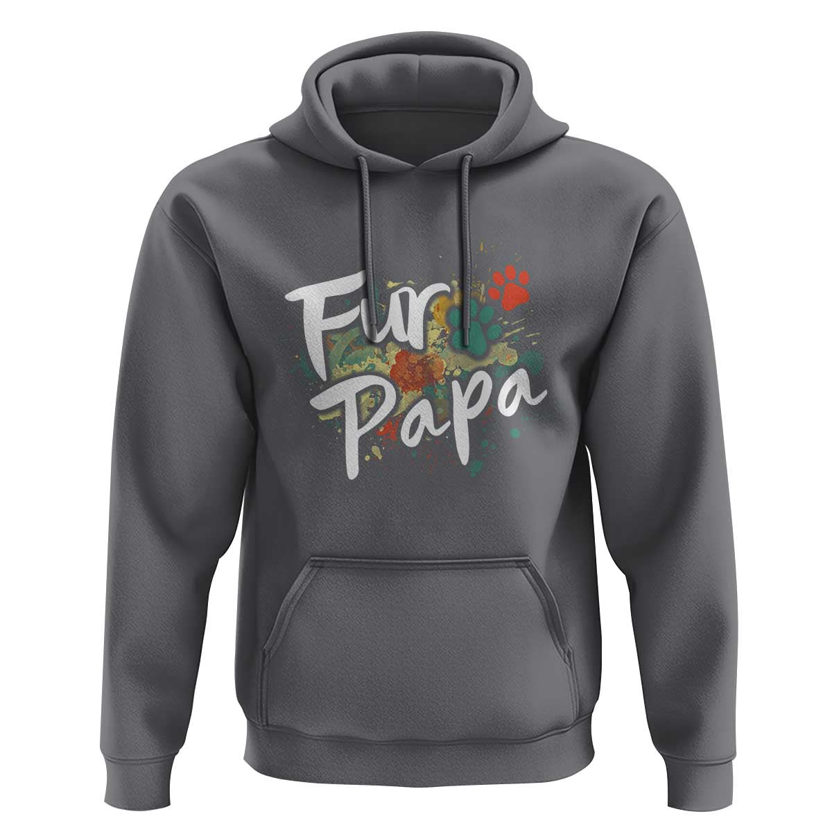 Fur Papa Hoodie Pet Lover Dog Dad Father's Day - Wonder Print Shop