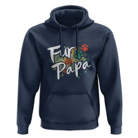 Fur Papa Hoodie Pet Lover Dog Dad Father's Day - Wonder Print Shop